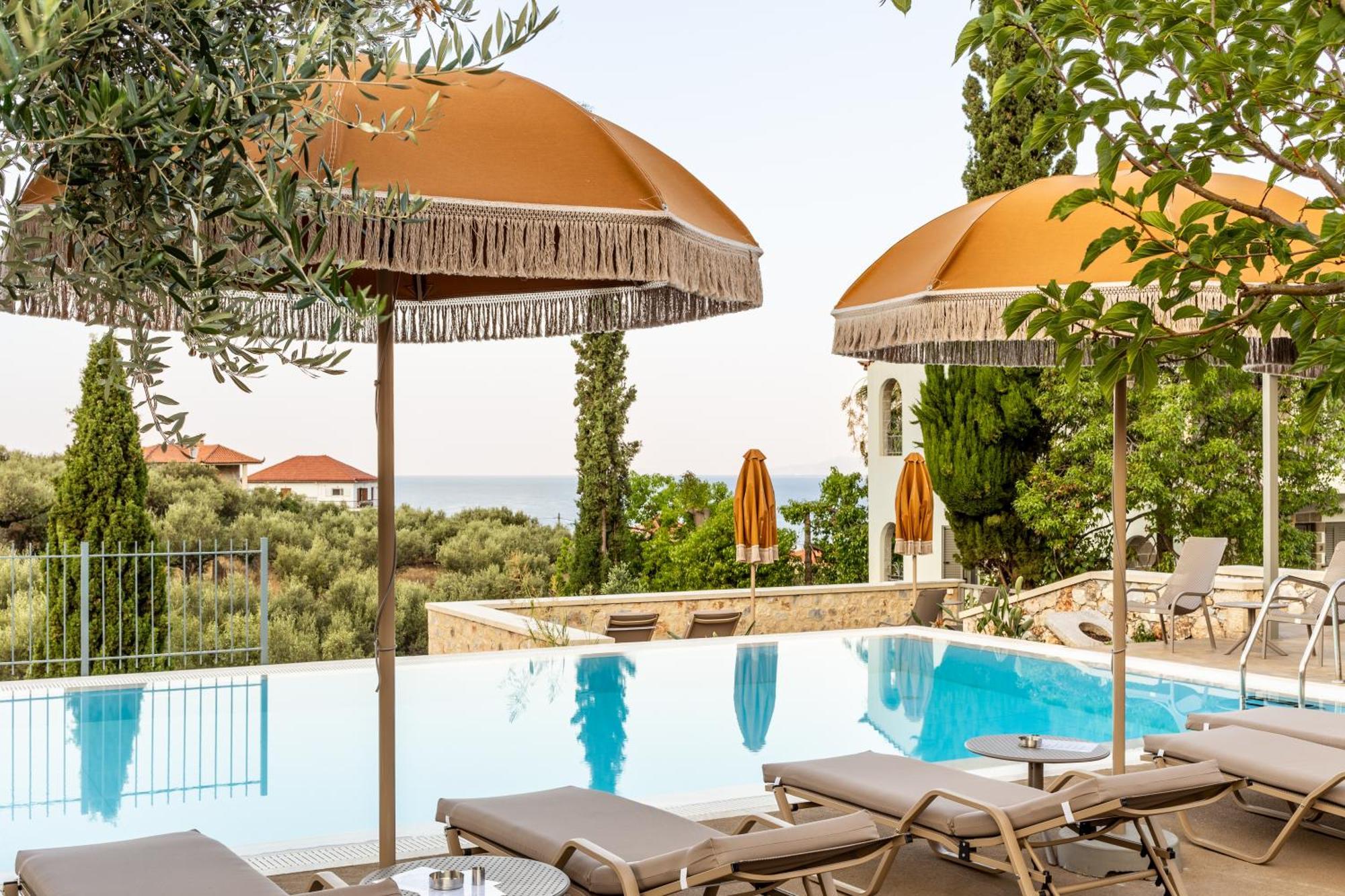 Olympia Zervea Studios With Pool - Apartment Kardamyli Exterior photo