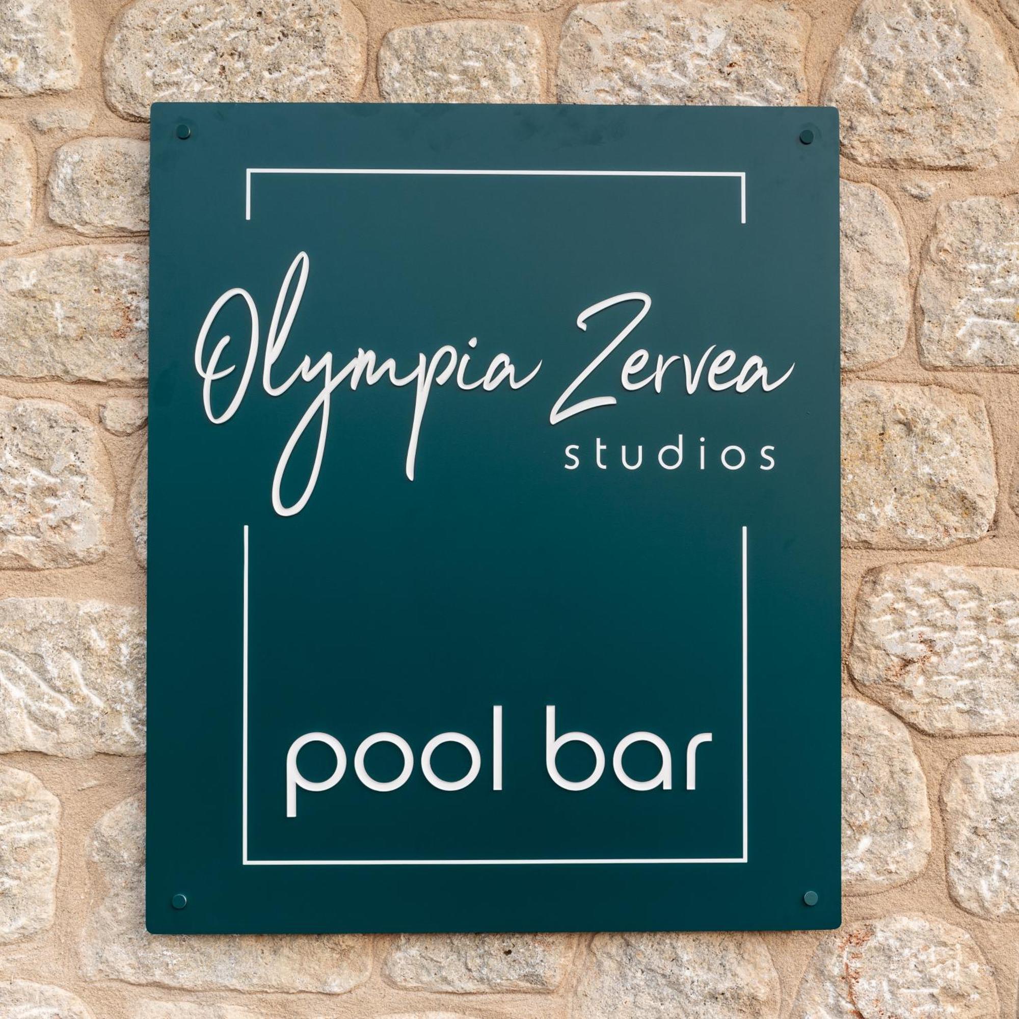Olympia Zervea Studios With Pool - Apartment Kardamyli Exterior photo