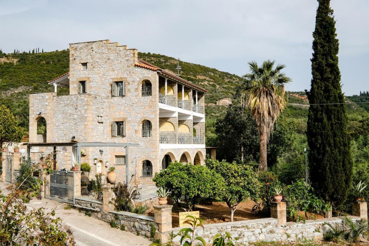 Olympia Zervea Studios With Pool - Apartment Kardamyli Exterior photo